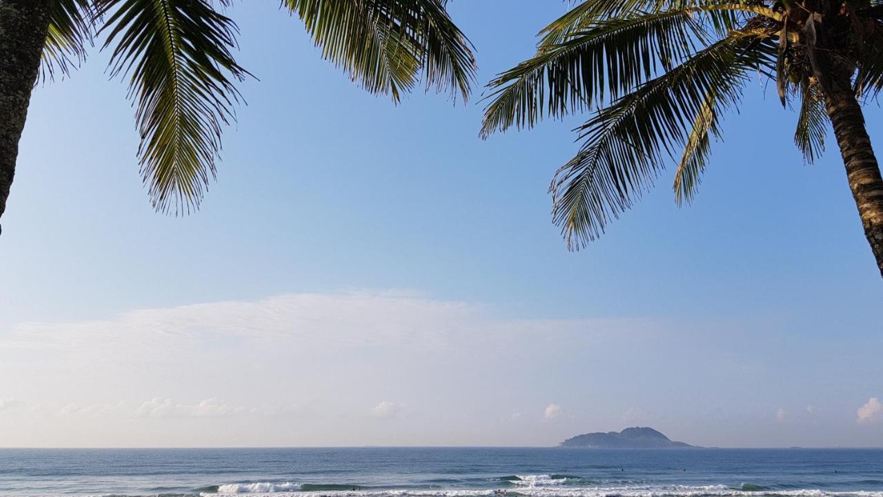 Frente Pro Mar - B - Praia Do Tombo - Beachfront Leilighet Guarujá Eksteriør bilde