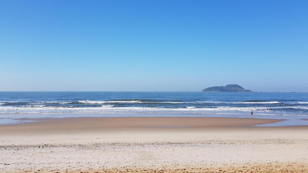 Frente Pro Mar - B - Praia Do Tombo - Beachfront Leilighet Guarujá Eksteriør bilde