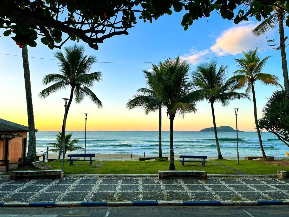 Frente Pro Mar - B - Praia Do Tombo - Beachfront Leilighet Guarujá Eksteriør bilde